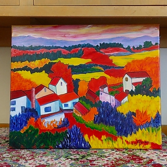 Vibrant Landscape Painting